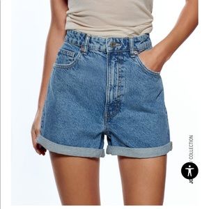 Zara Mom Fit Shorts